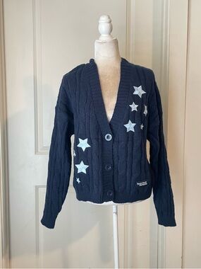 New Taylor Swift Midnight Stars Cable knit oversized Cardigan Sz XS/S